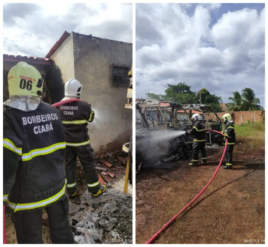 Bombeiros em Tamboril