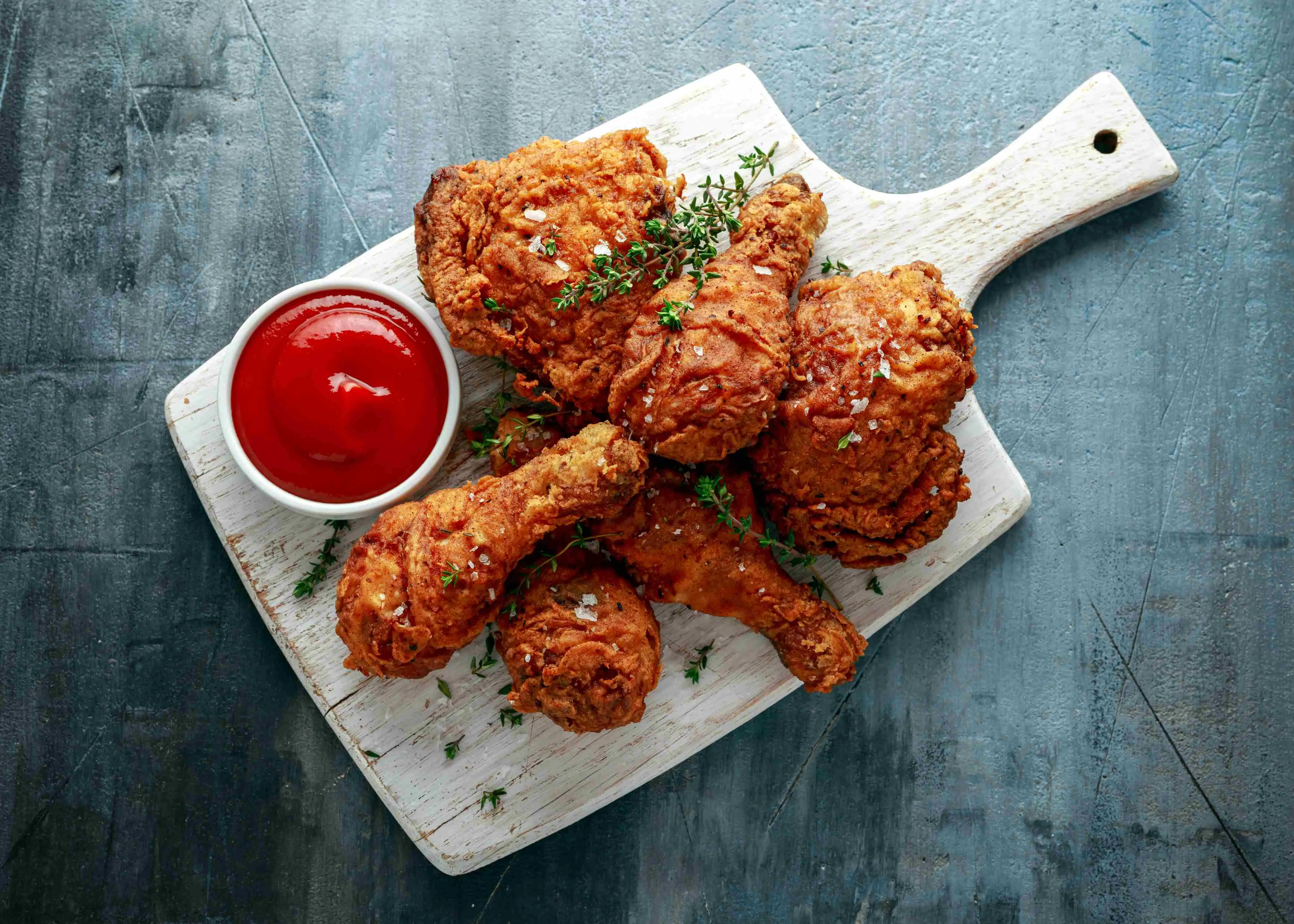 Frango frito crocante