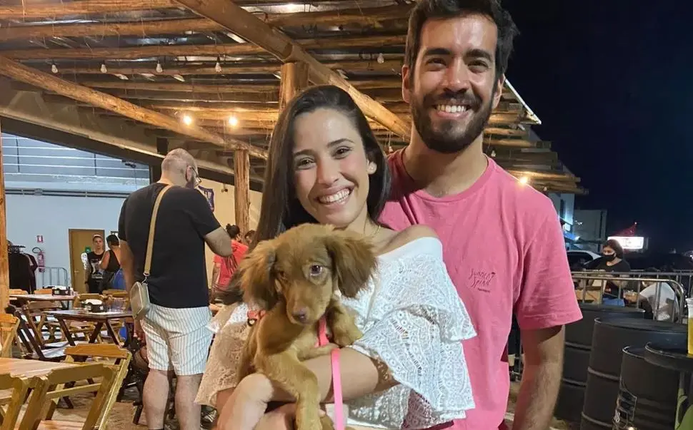 Bruno Castro e Mariana se conheceram nas redes sociais