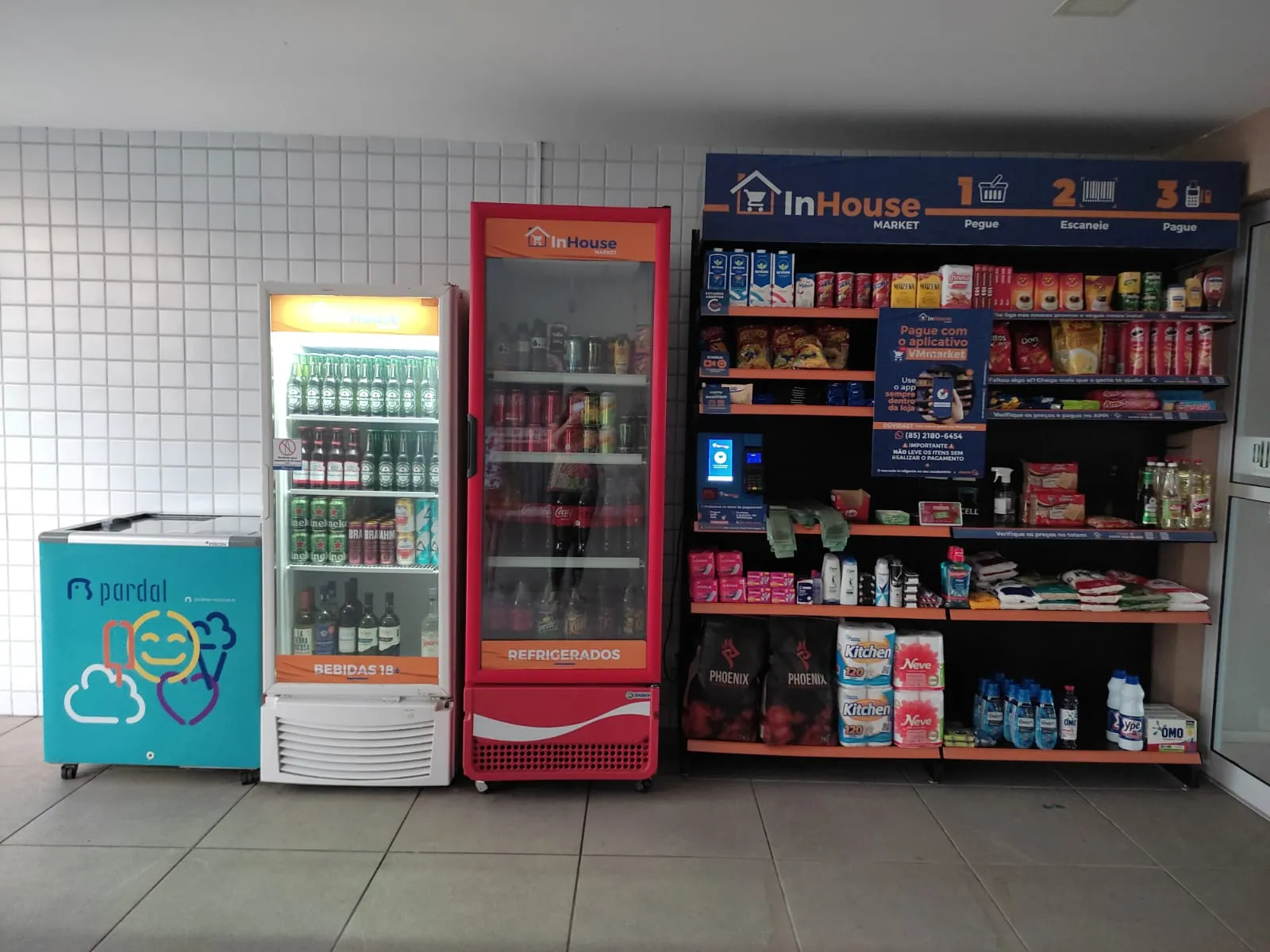 No Duo Residence, minimercado é uma comodidade a mais para os moradores