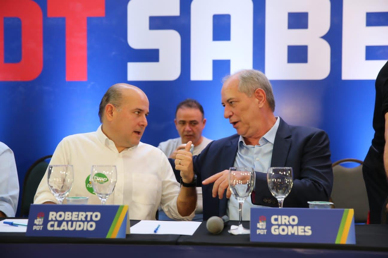 Ciro Gomes saiu em defesa da candidatura de Roberto Cláudio
