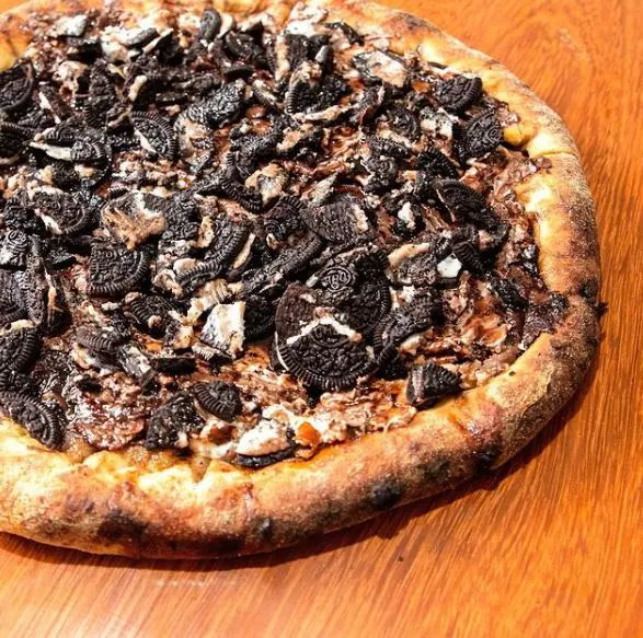 Pizza de oreo