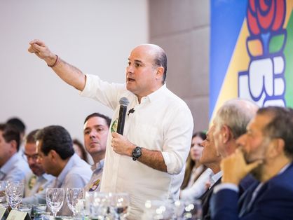 Roberto Cláudio durante evento do PDT com lideranças do partido