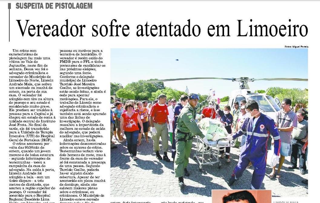 Caso ocorreu em Limoeiro do Norte