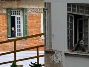 margarida bonetti, a mulher da casa abandonada, na janela