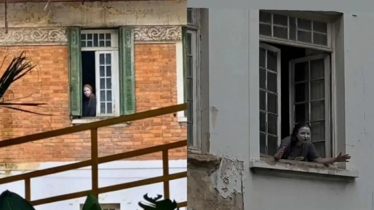 margarida bonetti, a mulher da casa abandonada, na janela
