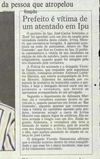 Caso ocorreu em Ipu