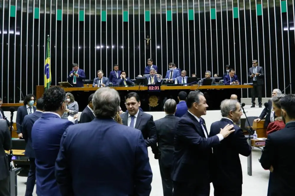Deputados na Câmara Federal.