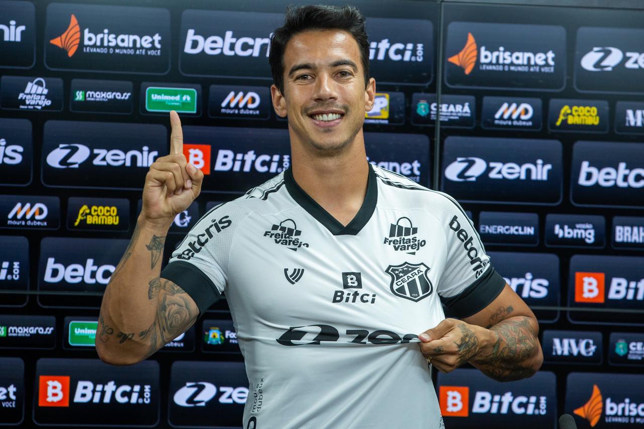 Diego Rigonato é apresentado no Ceará e se diz ansioso para estrear