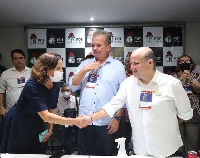 Izolda Cela e Roberto Cláudio