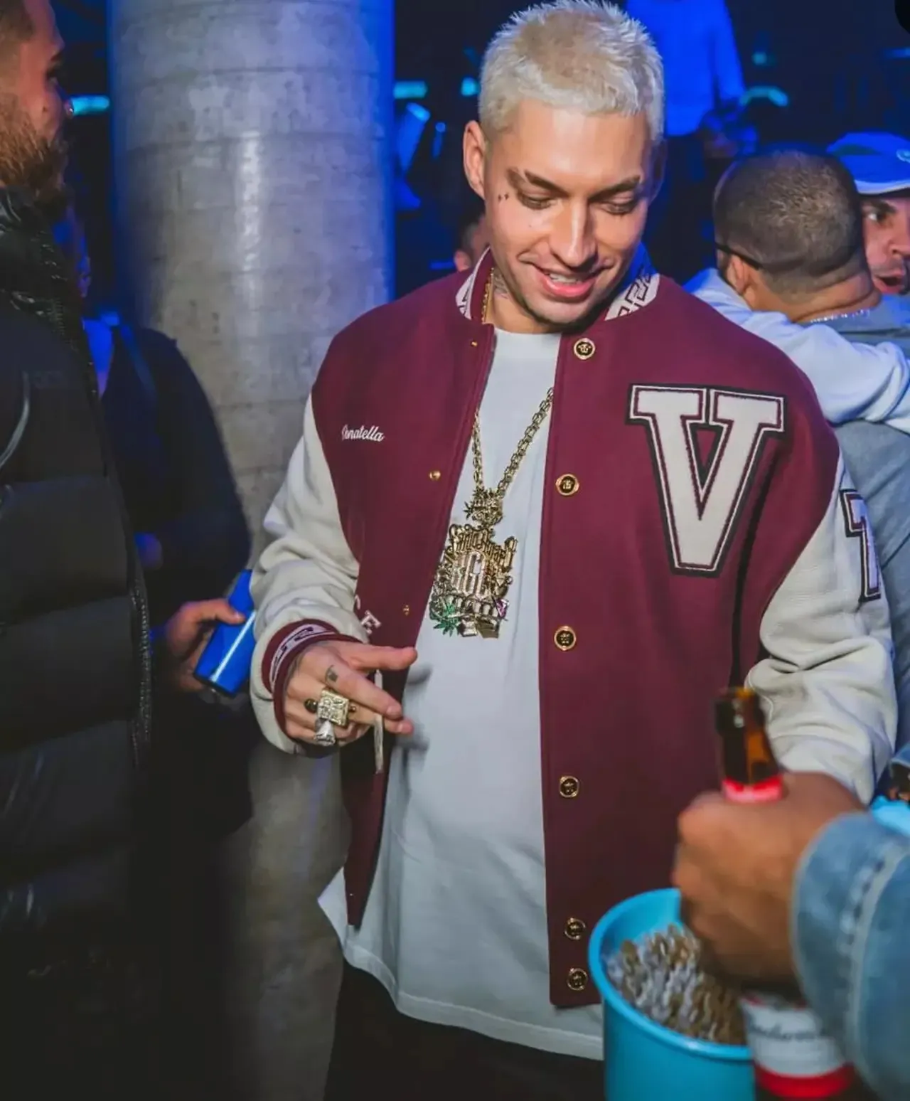Filipe Ret, em foto postada na rede social do próprio artista; aniversário tinha 'Open Maconha', segundo investigações