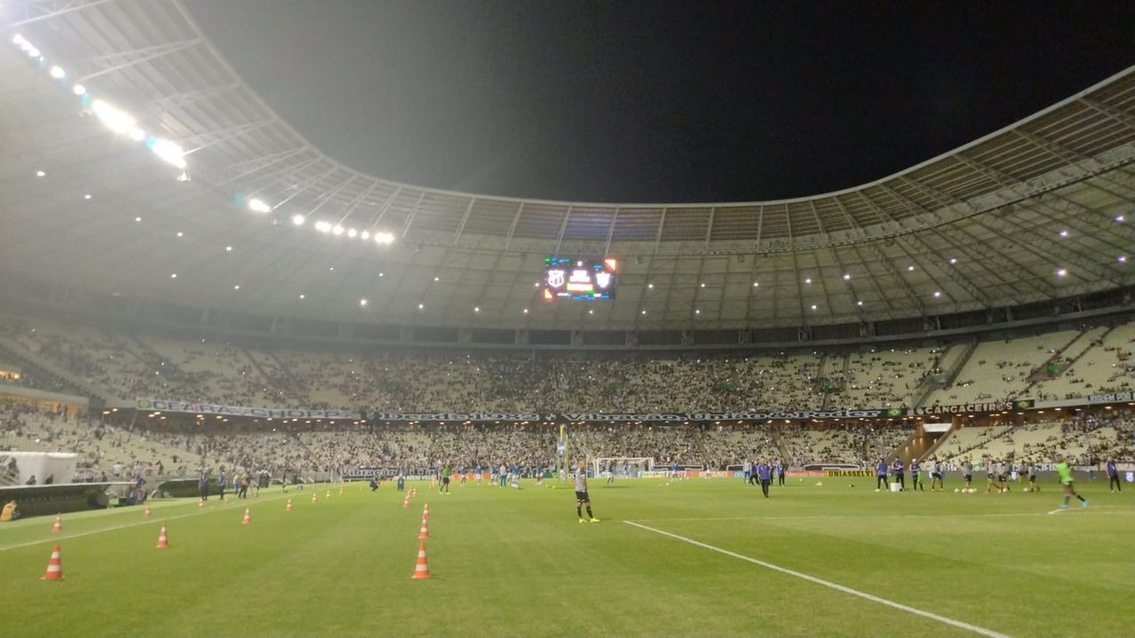 Imagem mostra estádio