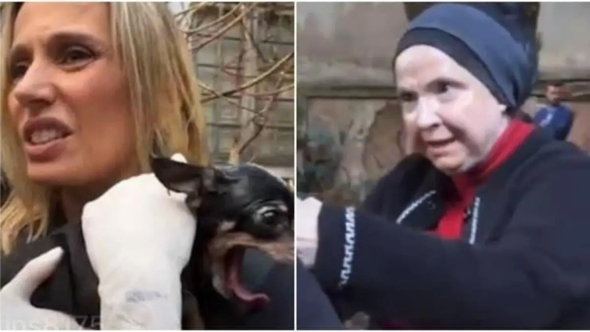 Luisa Mell e a mulher da casa abandonada