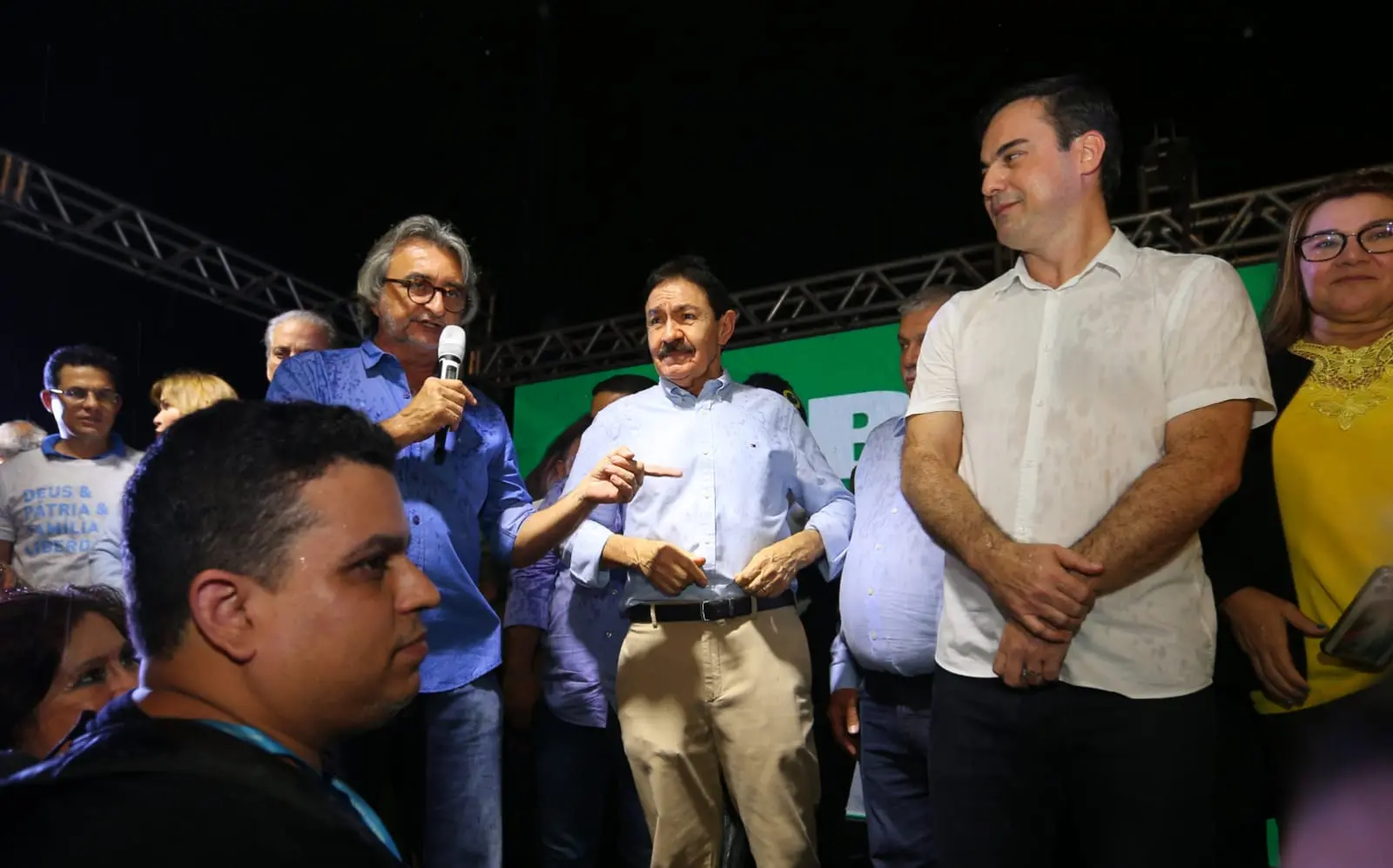 Wagner discursou em evento do PL Ceará no início deste mês