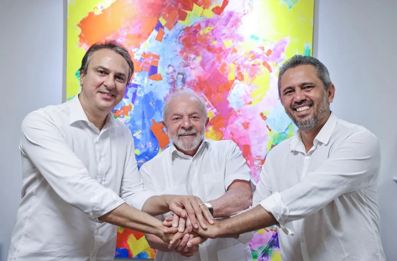 Camilo, Elmano e Lula