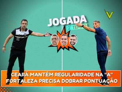 Montagem com técnicos de Ceará e Fortaleza no Jogada 2º Tempo