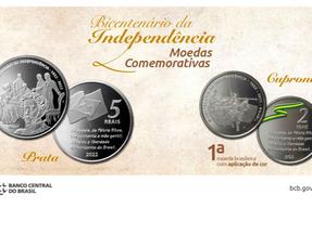 moedas comemorativas do bicentenário da independência do brasil