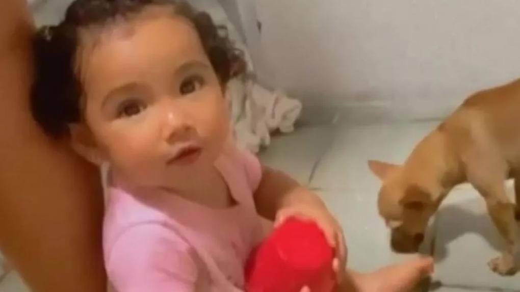 bebê de 1 ano que morreu atropelada no Ceará