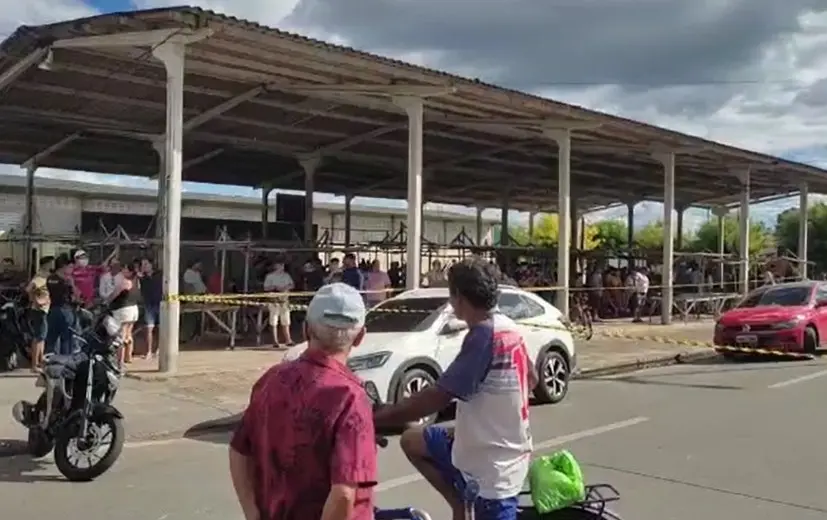 área próxima a local onde vereador foi morto a tiros em restaurante de horizonte