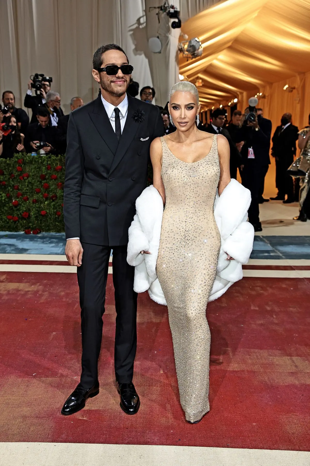 Kim Kardashian e Pete Davidson no MET Gala