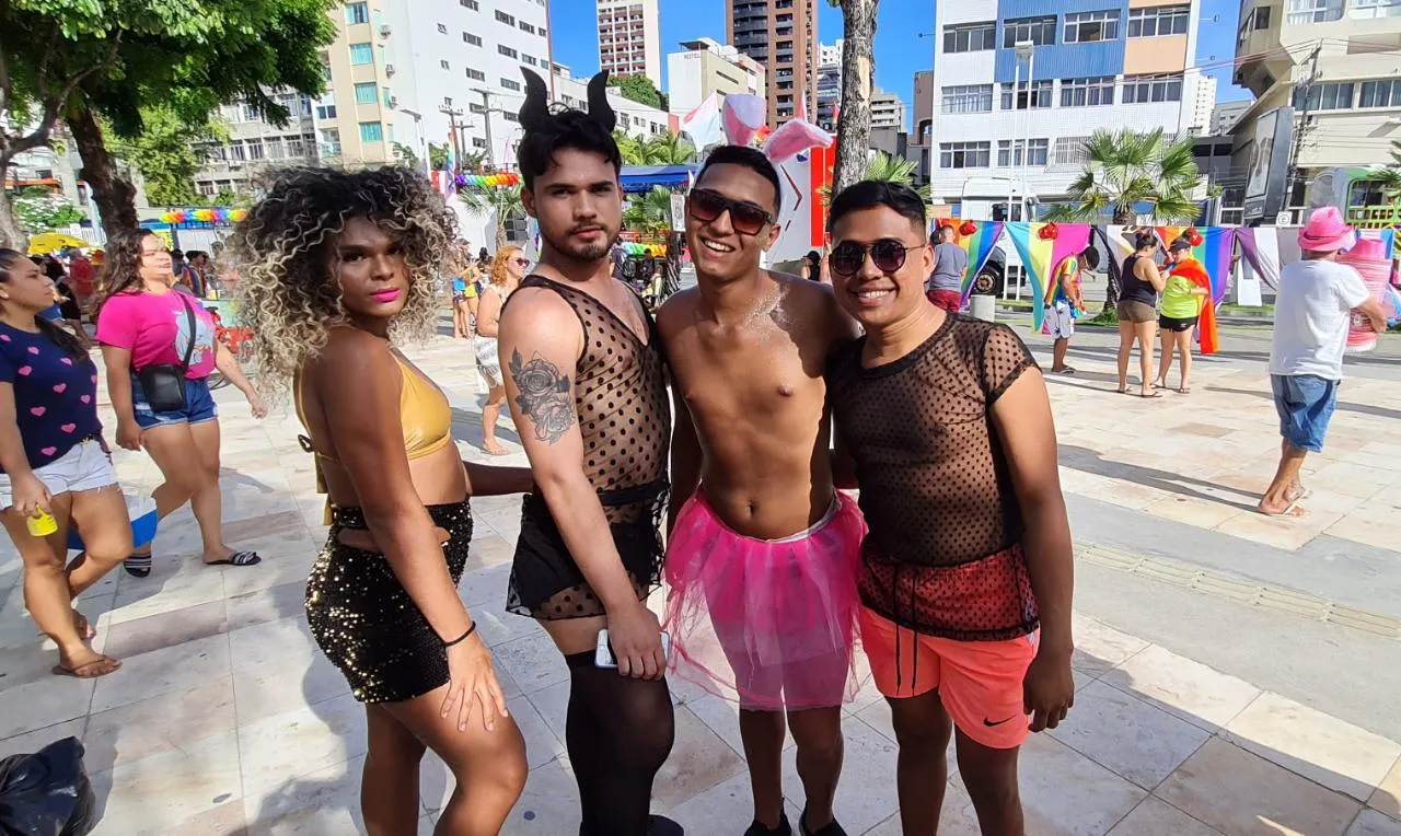 Layssa Vitoria, Galvão Tomé, Guilherme Pessoa e Ernandes Alves.
