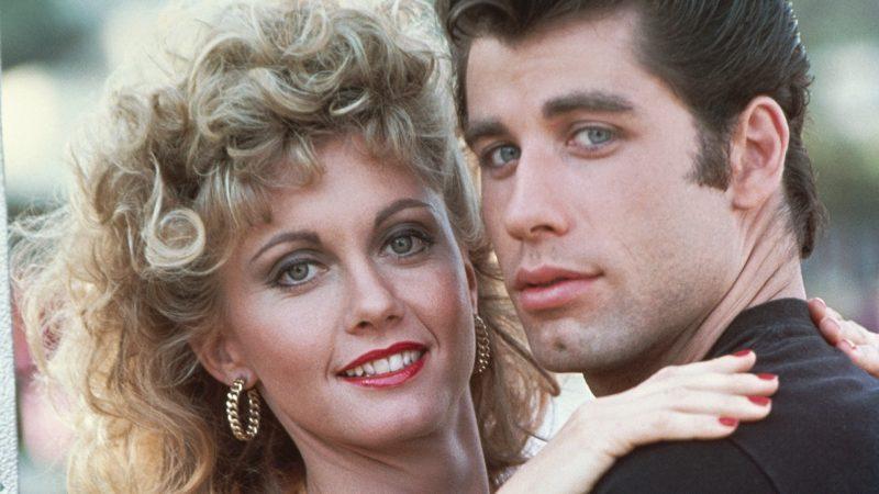 John Travolta e Olivia Newton-John em Grease