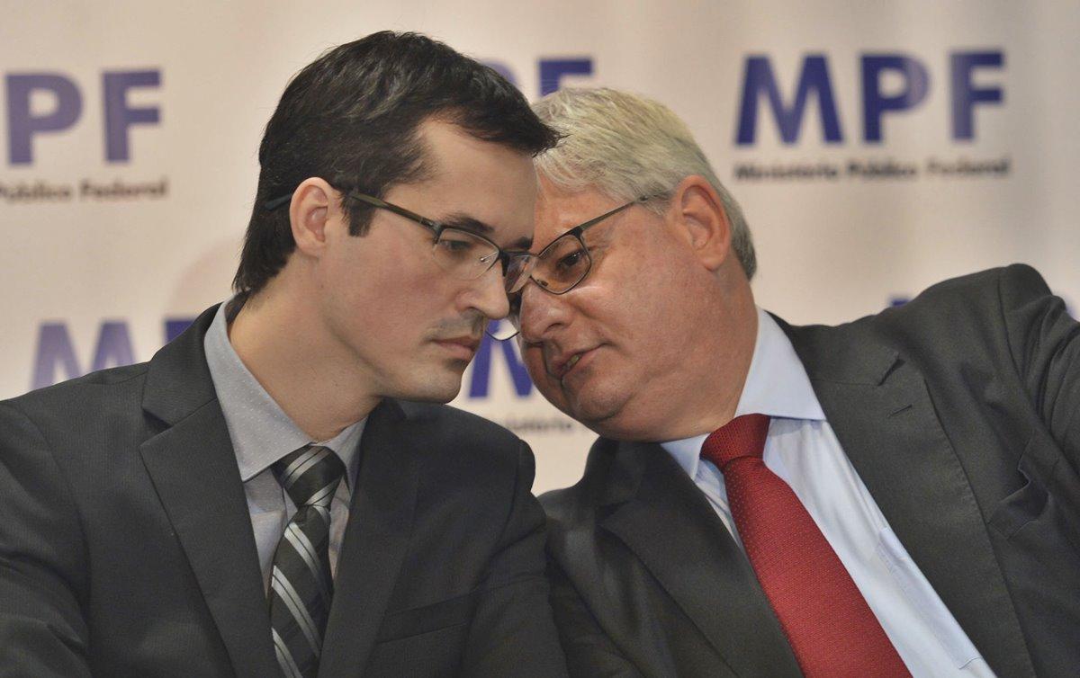 deltan dallagnol e rodrigo janot conversando