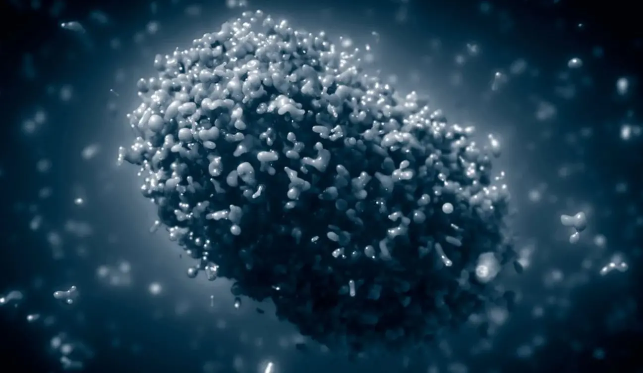 reprodução de imagem de vírus