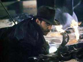 foto de trecho do filme indiana jones e os caçadores da arca perdida, que será exibido neste sábado, na Globo