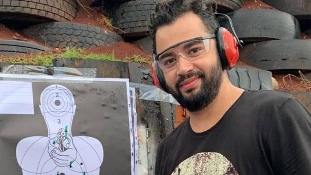 jorge guaranho em escola de tiro