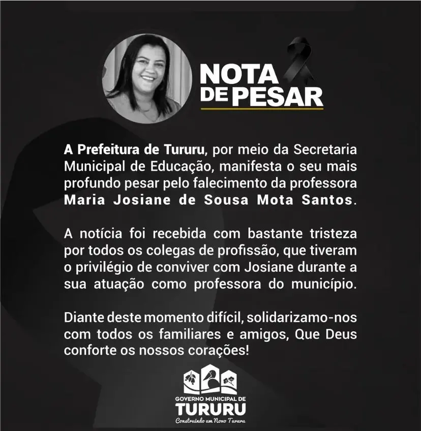 professora de tururu morre em acidente