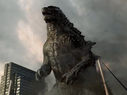 Imagem mostra Godzilla, mostro do filme homônimo lançado em 2014