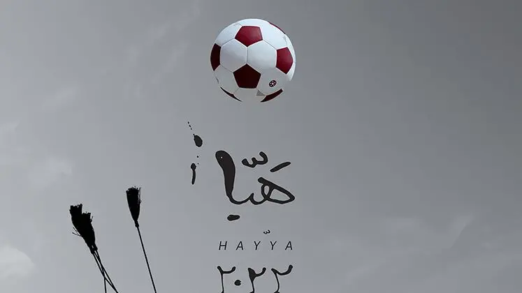 Imagem mostra desenho de poster da copa