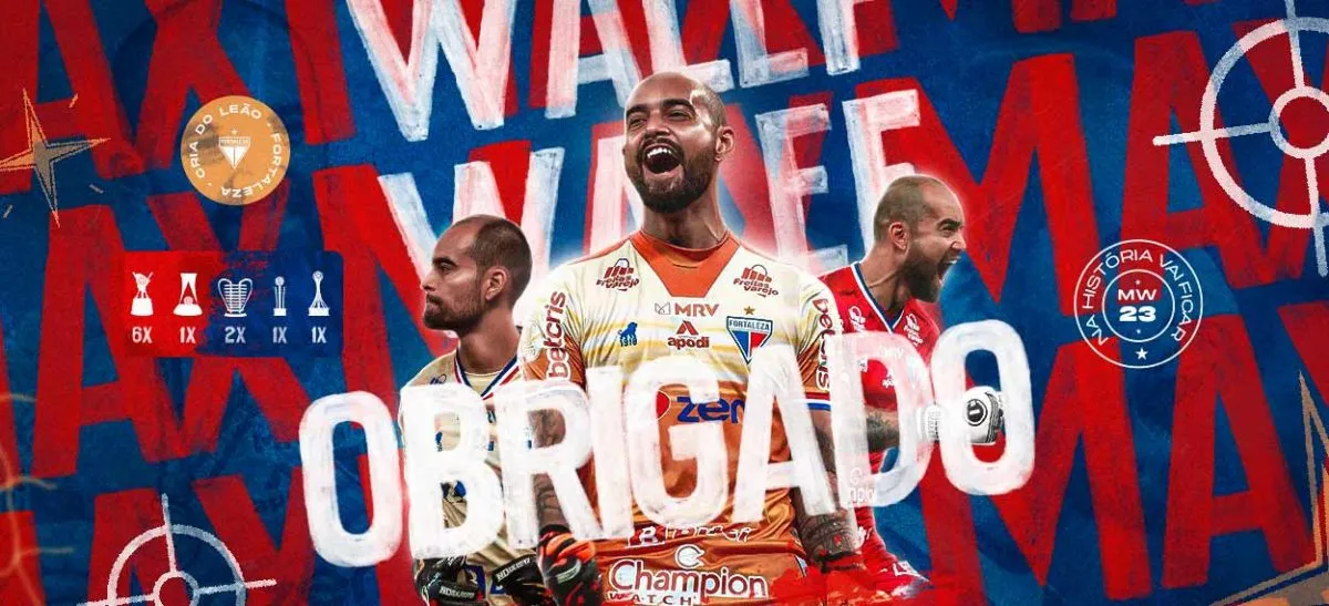O Fortaleza publicou mensagem de agradecimento ao goleiro Max