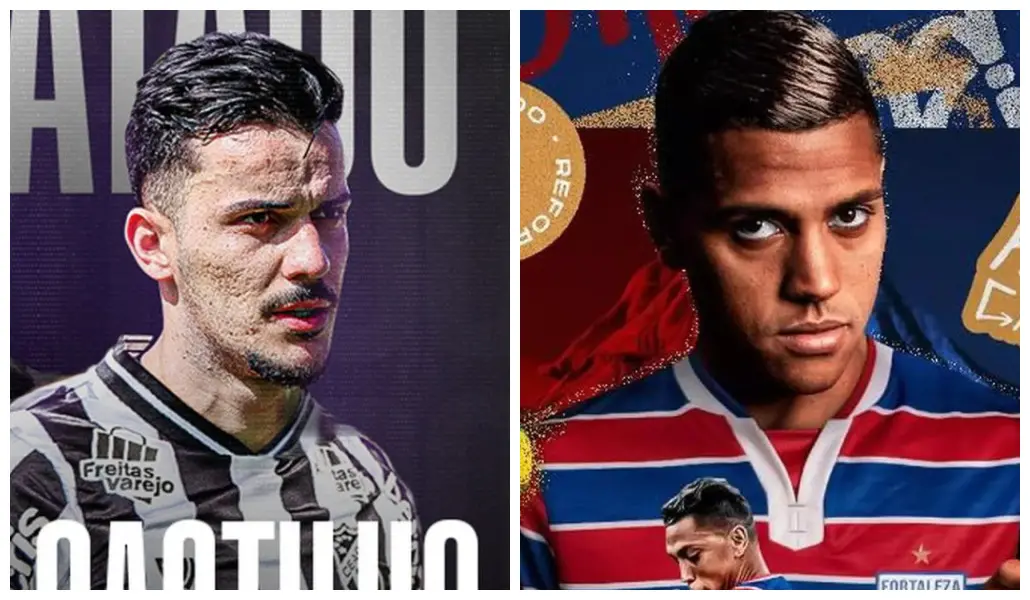 Montagem com fotos de Guilherme Castilho e Pedro Rocha