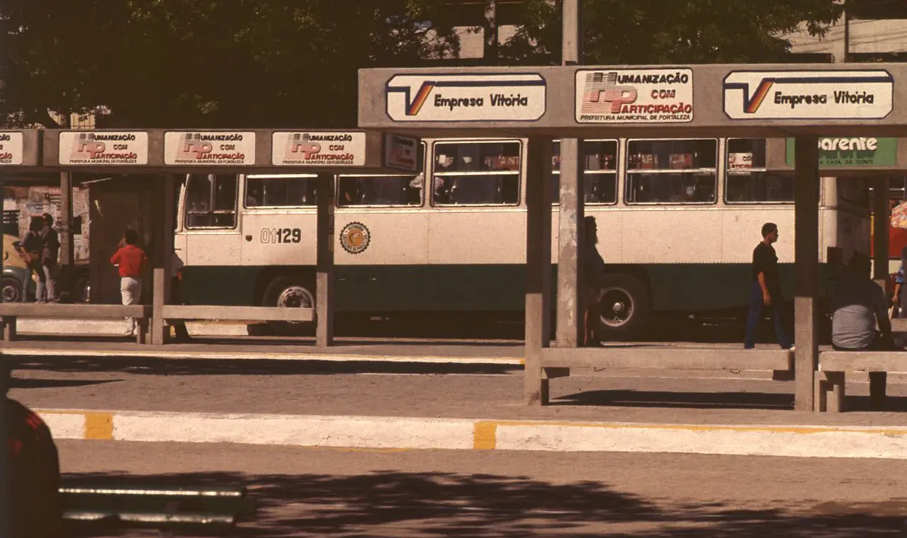 Praça da Estação está localizada no Centro de Fortaleza