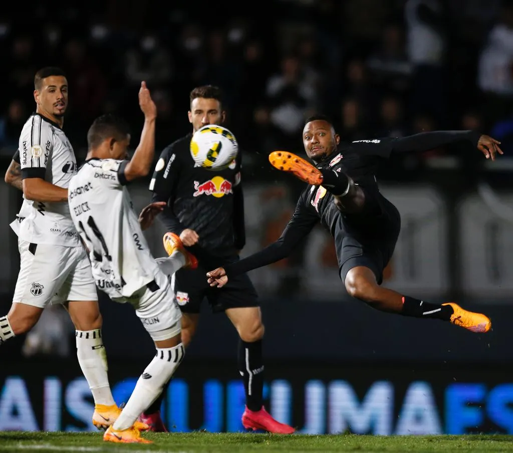O Ceará não conseguiu segurar o resultado em Bragança, sofrendo o empate no fim do jogo