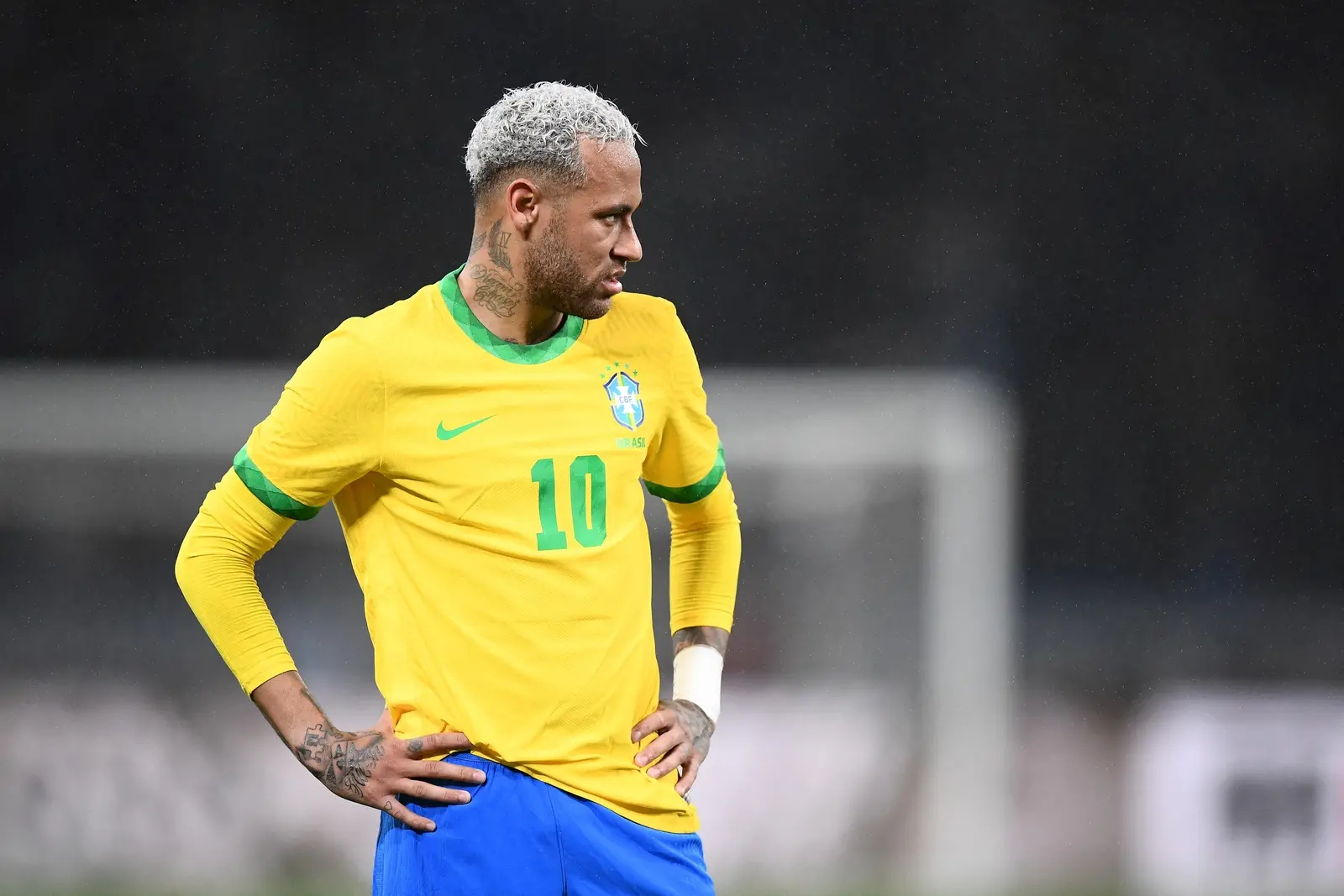 Neymar em ação pela Seleção Brasileira