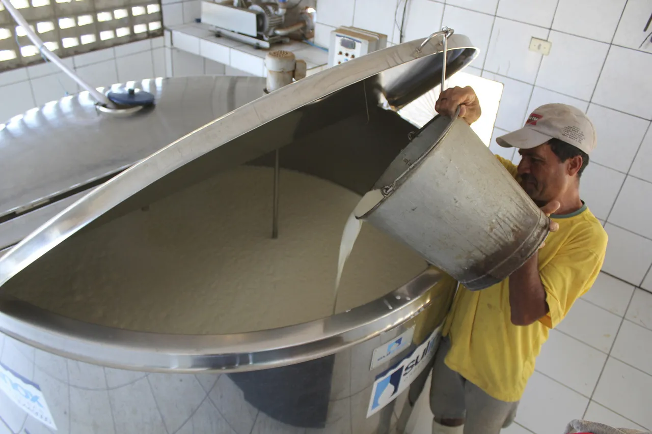O Ceará é o terceiro maior produtor de leite do Nordeste, atrás da Bahia (R$ 1,65 bilhão) e Pernambuco (R$ 1,67 bilhão)