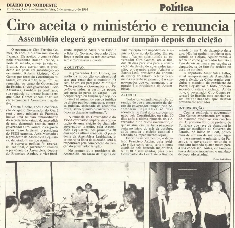 Ciro aceita ministério