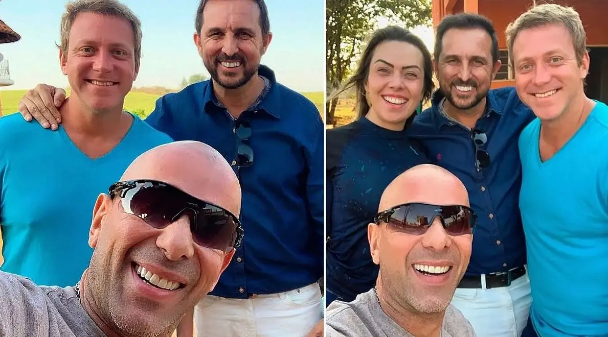 rafael ilha visitando sérgio hondjakoff