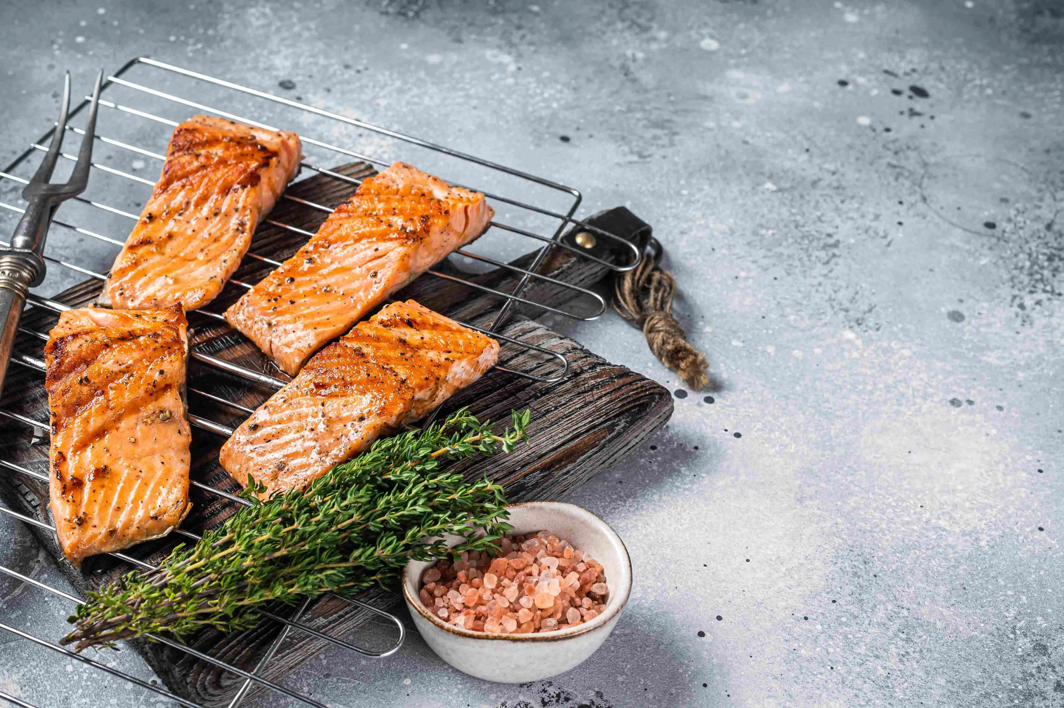 Postas de salmão ao forno