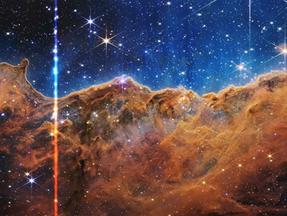 Nebulosa Carina, imagem capturada pelo James Webb.