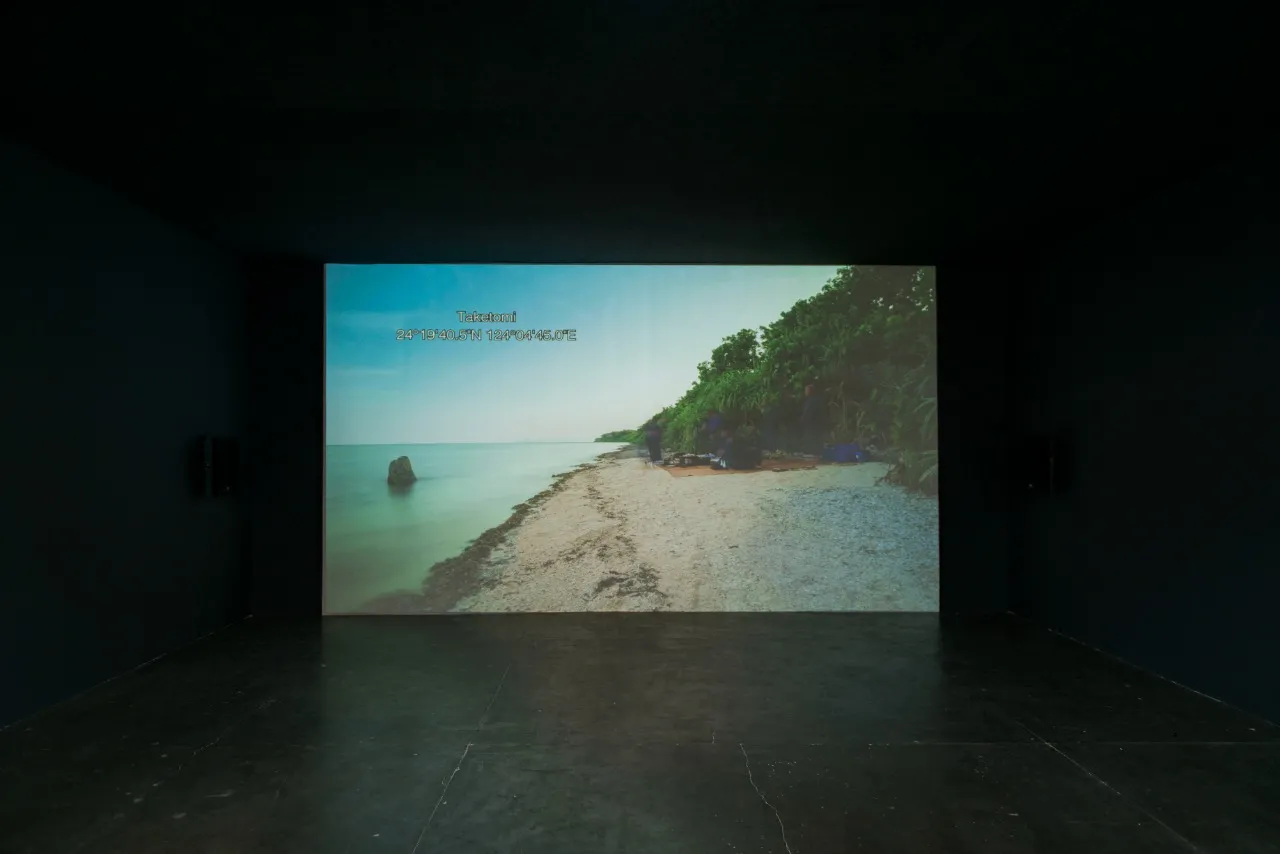 Obra de Melvin Moti durante a 34ª Bienal de São Paulo