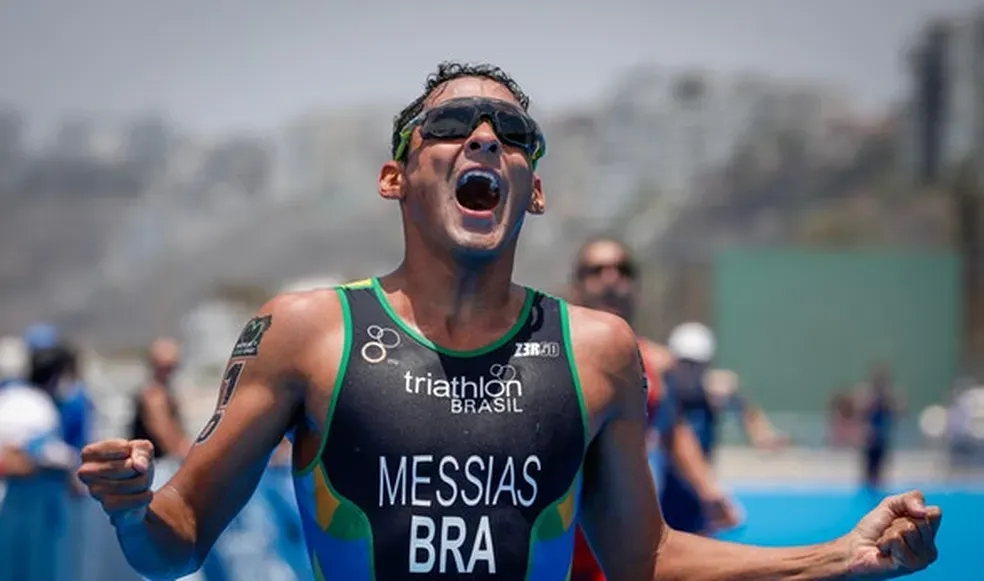 Manoel Messias conquistou o ouro na etapa sprint de Valência da Copa do Mundo de Triatlo