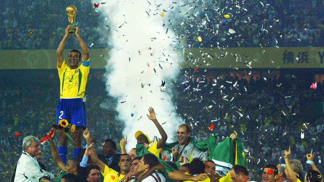 Relembre o caminho do Brasil na Copa do Mundo de 2002
