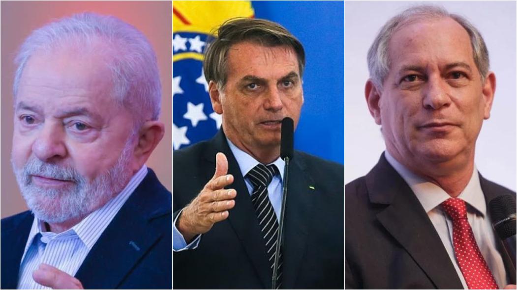 Lula, Bolsonaro, Ciro