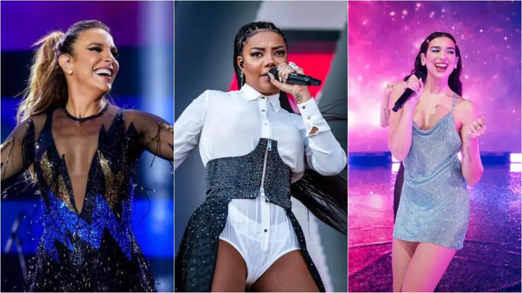 Ivete Sangalo, Ludmilla e Dua Lipa