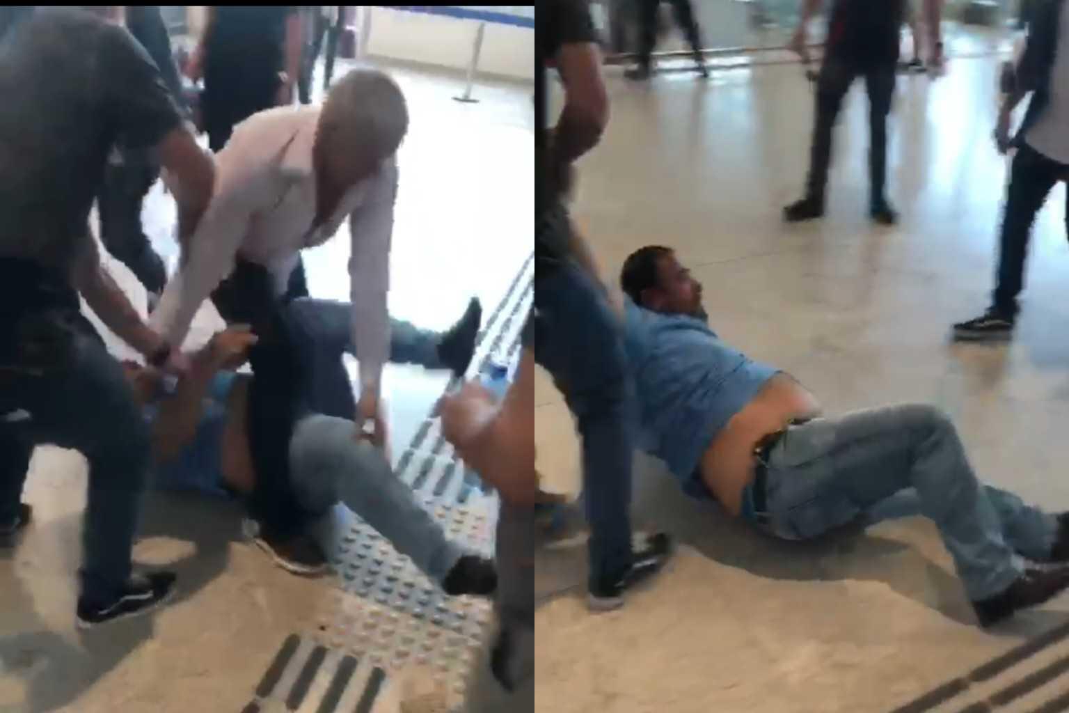 Homens foram separados por populares