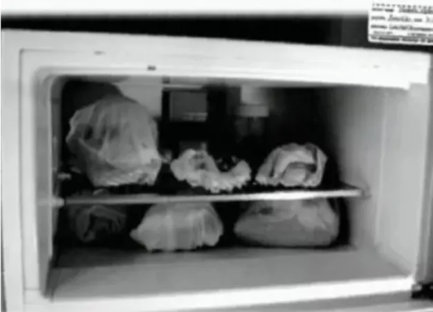 Restos mortais encontrados na geladeira de Dahmer